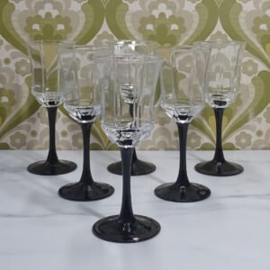 luminarc octime black glazen zwarte voet