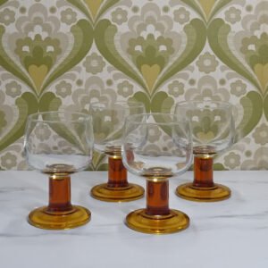 luminarc wijnglazen amber